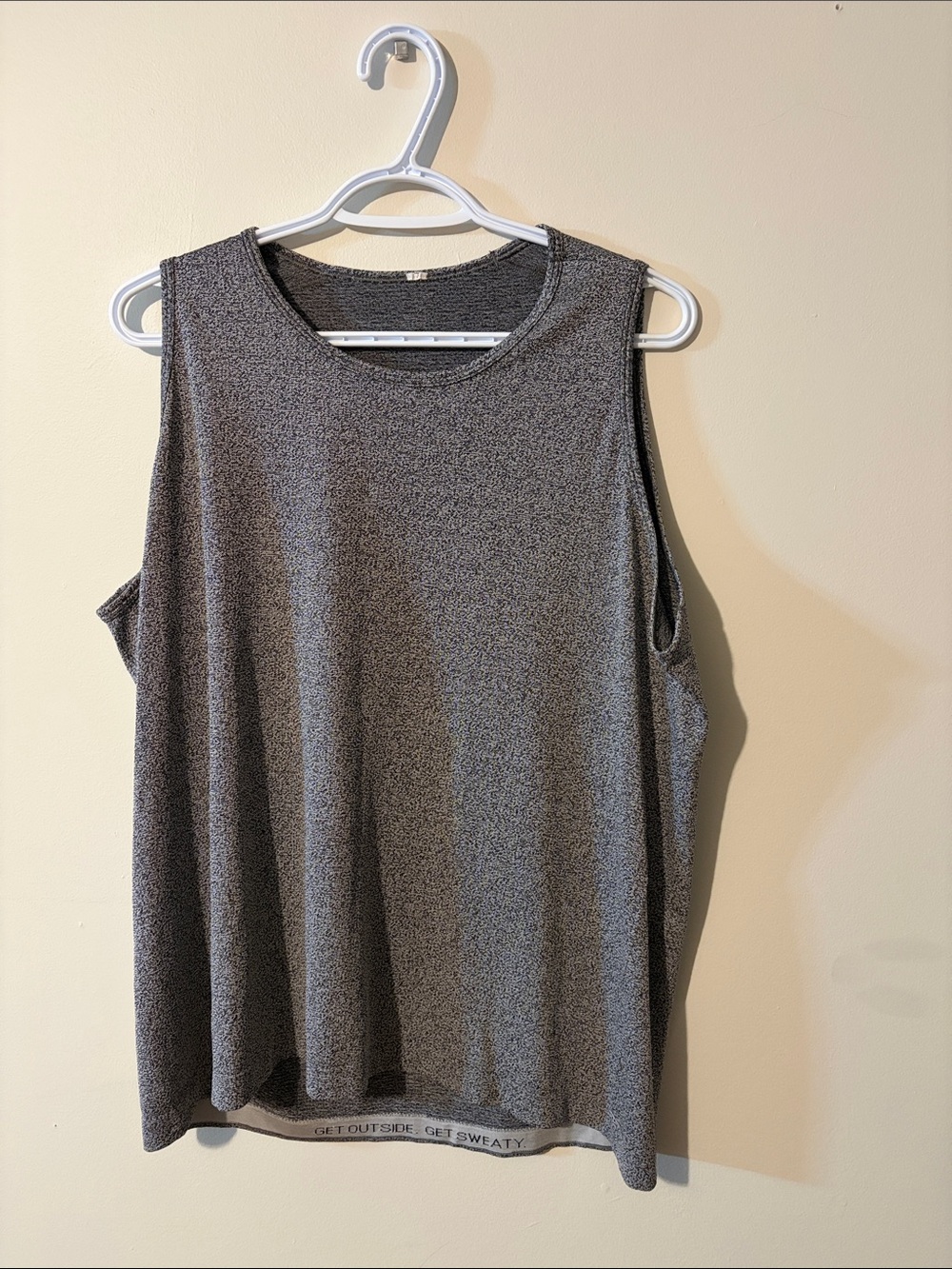 lululemon athletica Heathered Gray Sleeveless Workout Tank
